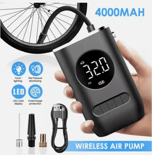 Portable Air Pump Compressor Tyre Inflator 150PSI – view 6