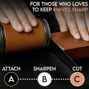 Knife Sharpener Sharpening Stone Rolling - Magnetic Wood (PR9115) – view 5