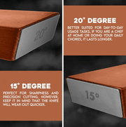 Knife Sharpener Sharpening Stone Rolling - Magnetic Wood (PR9115) – view 6