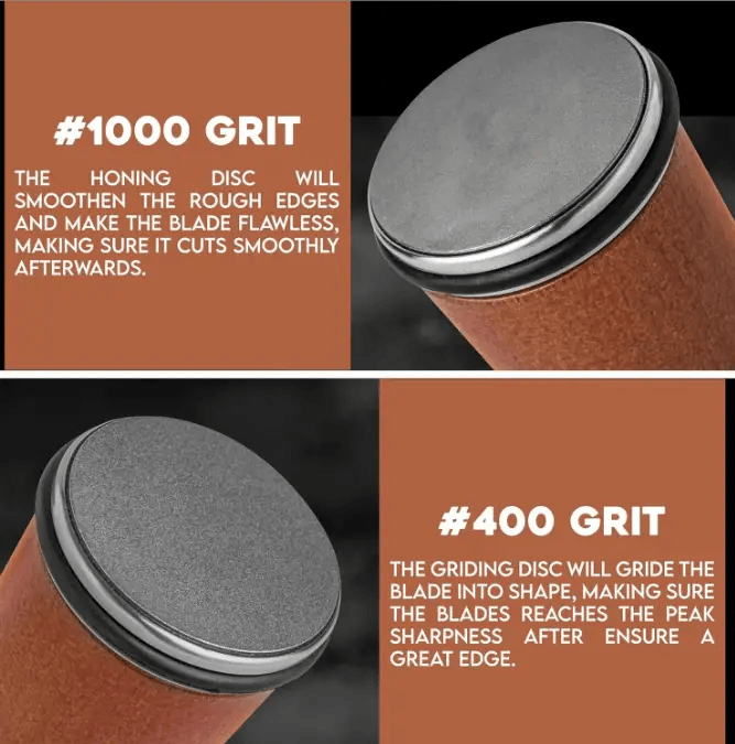 Knife Sharpener Sharpening Stone Rolling - Magnetic Wood (PR9115) – view 7