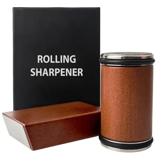 Knife Sharpener Sharpening Stone Rolling - Magnetic Wood (PR9115) – view 1