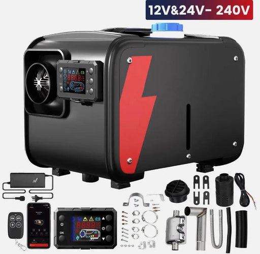8KW Diesel Air Heater 12V 24V 240V Bluetooth App – view 2