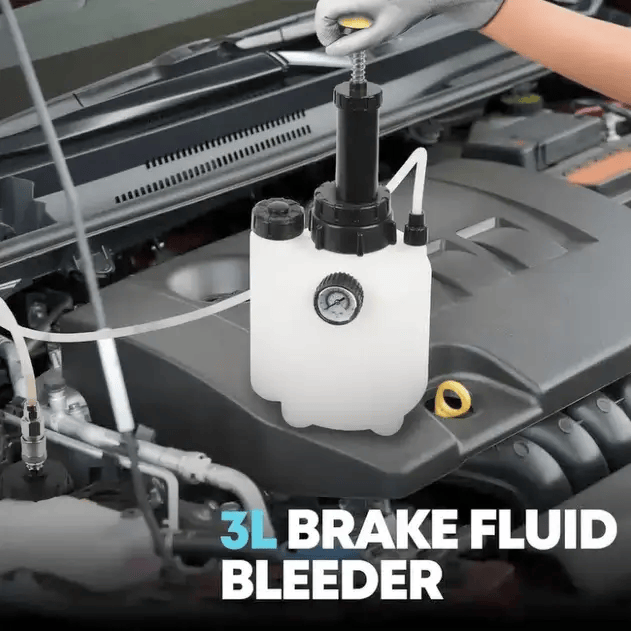 3L Manual Pressure Brake Clutch Bleeding System Tool Fluid Bleeder Kit hand pump – view 6