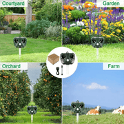 Solar Ultrasonic Bird Repeller Pest Animal Possum Deterrent – view 9