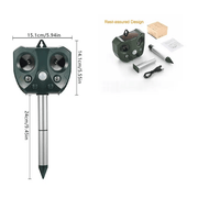 Solar Ultrasonic Bird Repeller Pest Animal Possum Deterrent – view 10