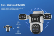 salelink.co.nz Unbranded Outdoor Security Camera Four Lens Outdoor Security Camera Four Lens | Action Outdoors NZ
