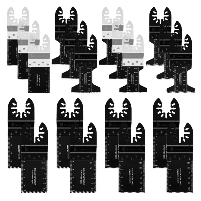 salelink.co.nz Unbranded 20X Multi Tool Oscillating Saw Blades 20X Universal Oscillating Saw Blades Set Dremel
