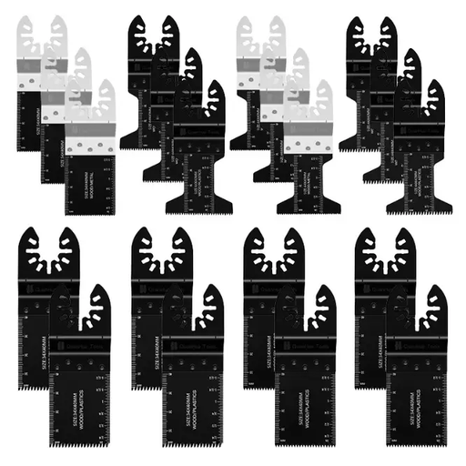 salelink.co.nz Unbranded 20X Multi Tool Oscillating Saw Blades 20X Universal Oscillating Saw Blades Set Dremel