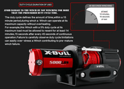 salelink.co.nz X-BULL X-Bull Electric Winch 5000LBS X-Bull Electric Winch 5000LBS | Action Outdoors NZ