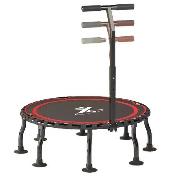 48'' Foldable Trampoline Rebounder with Adjustable Handle – view 2