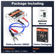 ANCEL 12V Car Battery Tester by salelink.co.nz