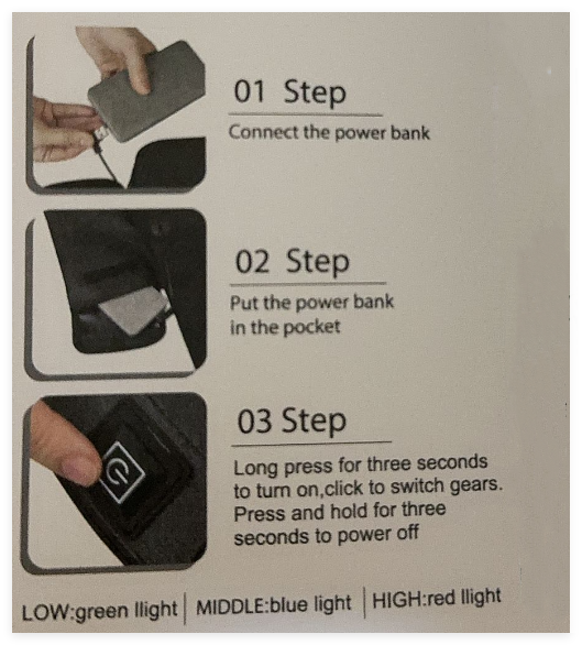 Foldable Heated Seat Cushion 3 Adjustable Modes by salelink.co.nz