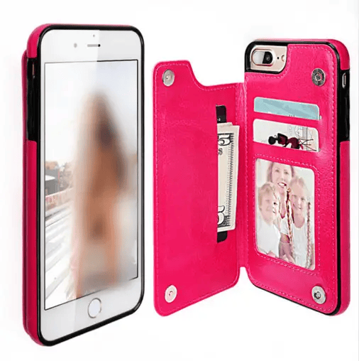 iPhone 7 Plus Case Wallet Card Slot Holder – view 1