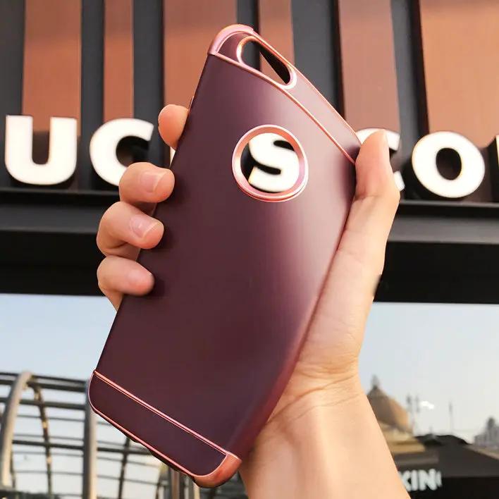 salelink.co.nz Unbranded iPhone 6 6S Case IPhone 6 And 6S Ring Stand Case TPU Plating Rose Gold