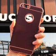 salelink.co.nz Unbranded iPhone 6 6S Case IPhone 6 And 6S Ring Stand Case TPU Plating Rose Gold