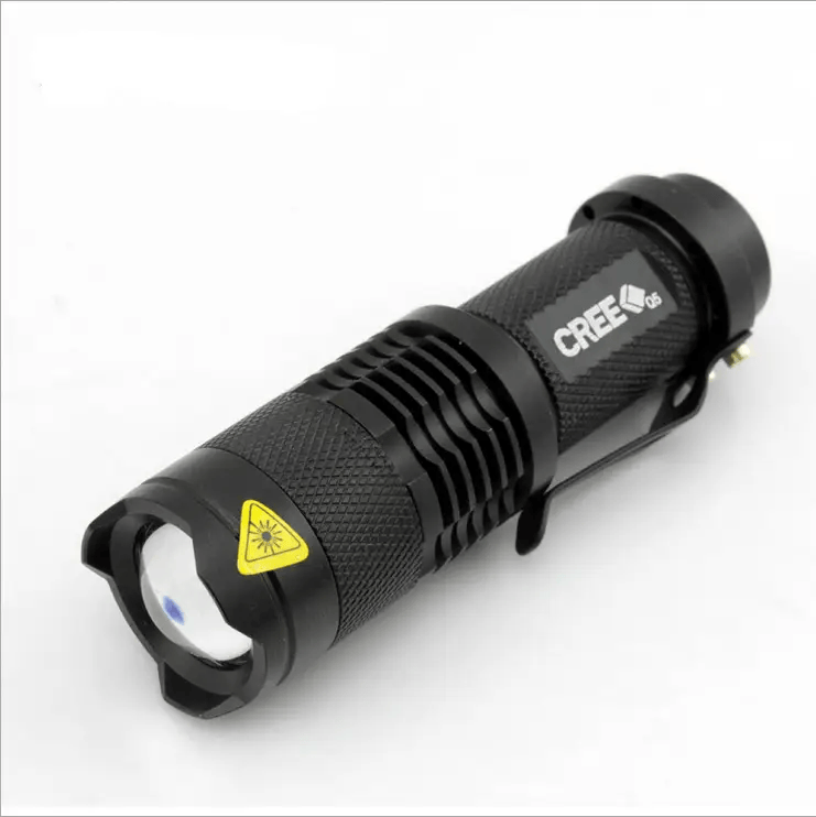 CREE Q5 LED Zoomable Focus Bright Flashlight Torch 220LM Light – view 2