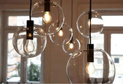 salelink.co.nz Unbranded 20cm Glass Pendant Light Elegant 20cm Glass Pendant Light E27 Ceiling Fixture