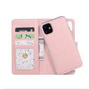 salelink.co.nz Unbranded iPhone 12/12 Pro 6.1'' Case Pink PU Leather Wallet Case For iPhone 12 And 12 Pro