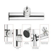 Rail Mount Rod Holder Clamp On Boat Fits Three Quarter Inch To One Inch Rails – view 2