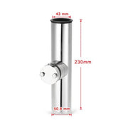 Rail Mount Rod Holder Clamp On Boat Fits Three Quarter Inch To One Inch Rails – view 3