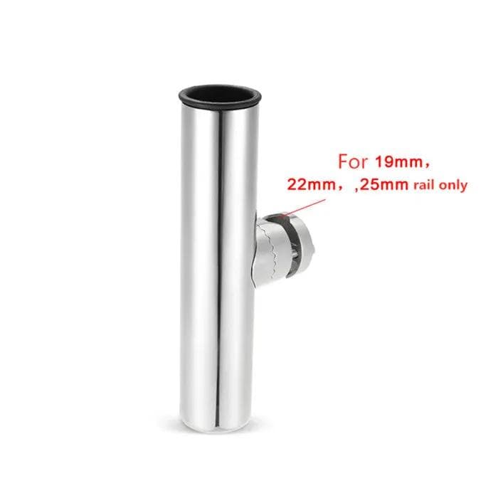 Rail Mount Rod Holder Clamp On Boat Fits Three Quarter Inch To One Inch Rails – view 4