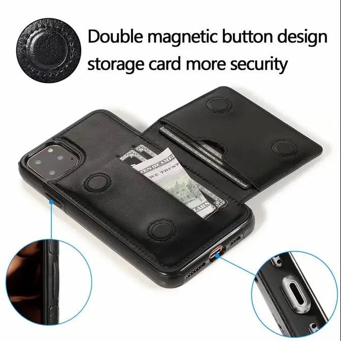 salelink.co.nz Unbranded iPhone 11 Pro Max Case Wallet - Black iPhone 11 Pro Max Case Wallet - Black | Action Outdoors NZ
