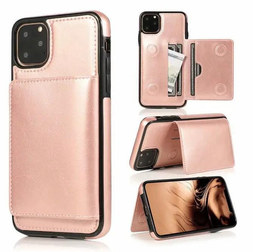 salelink.co.nz Unbranded iPhone 12 PRO MAX Case Wallet iPhone 12 PRO MAX Case Wallet - Rose Gold | Action Outdoors NZ