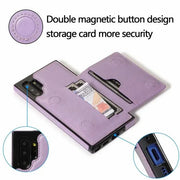 Samsung Note 10 Case Back Flip Wallet PU Leather Cover with Card Slots – view 4
