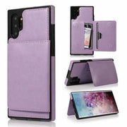 Samsung Note 10 Case Back Flip Wallet PU Leather Cover with Card Slots – view 1
