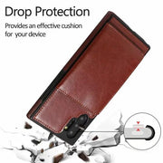 Samsung Galaxy Note 10 PU Leather Back Flip Wallet Case With Card Slots – view 2