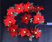 10LED Christmas Red Flower Tree Light Xmas Light String Lights – view 6