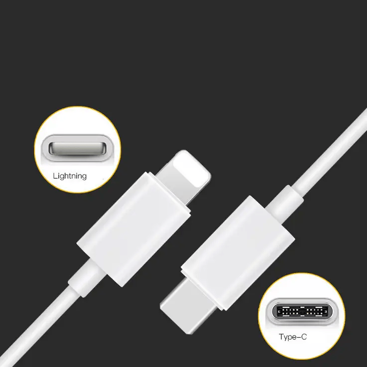 27W PD QC Fast Charging Lightning To USB Type C Cable iPhone iPad – view 2