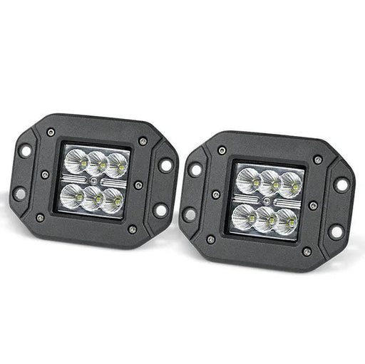 2 x 4inch LED Work Light Bar Flood 12V 24V 5" Lamp – view 1