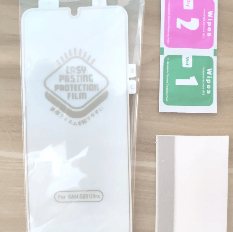 SAMSUNG GALAXY S20 Ultra HYDROGEL AQUA FLEXIBLE Soft Crystal Screen Protector – view 5