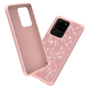 Rose Gold Glitter Shockproof Case For Samsung Galaxy S20 Ultra – view 4
