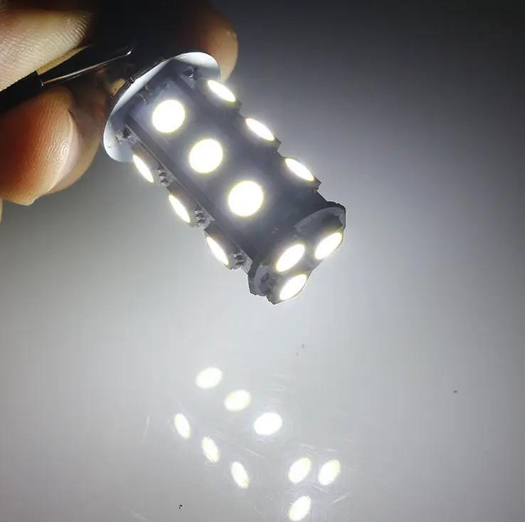 2X 18 Led Brake Reverse Turn Stop Tail Light Bulb 1156 BA15S Car White Globe – view 2