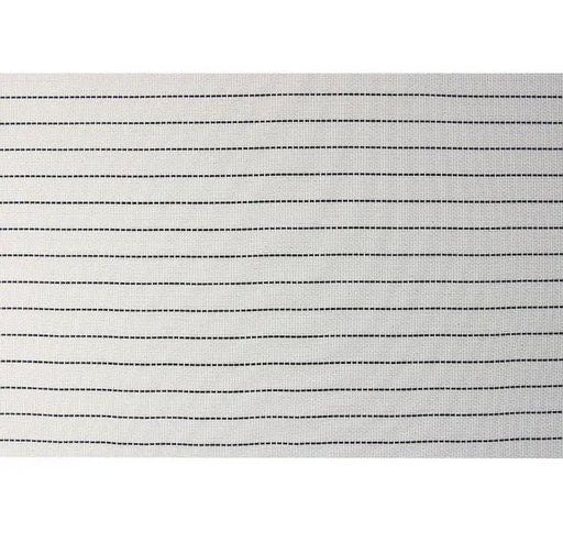 Pack of 4 Stripe Placemats Tableware Pad Dining - White – view 1