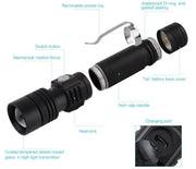 2000 Lumen LED Flashlight Aluminum Alloy Torch USB Rechargeable T6 – view 3