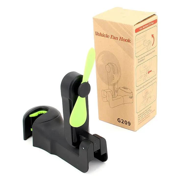 salelink.co.nz Unbranded Car Hook Fan Three Gear Seat Purse Hook Car Hook Fan With Three Gear Adjustable Wind