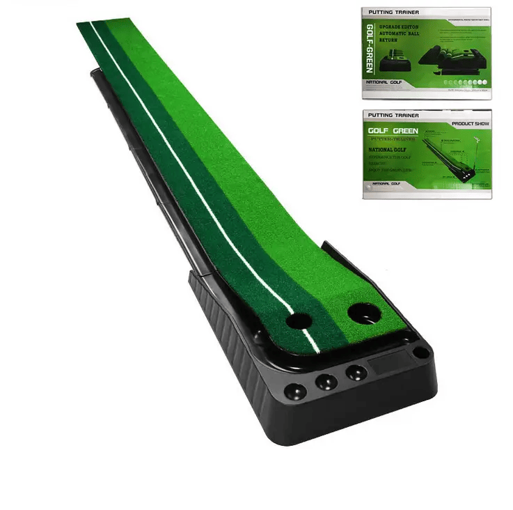 3M Golf Practice Putting Mat With Gravity Ball Return For Training – view 1