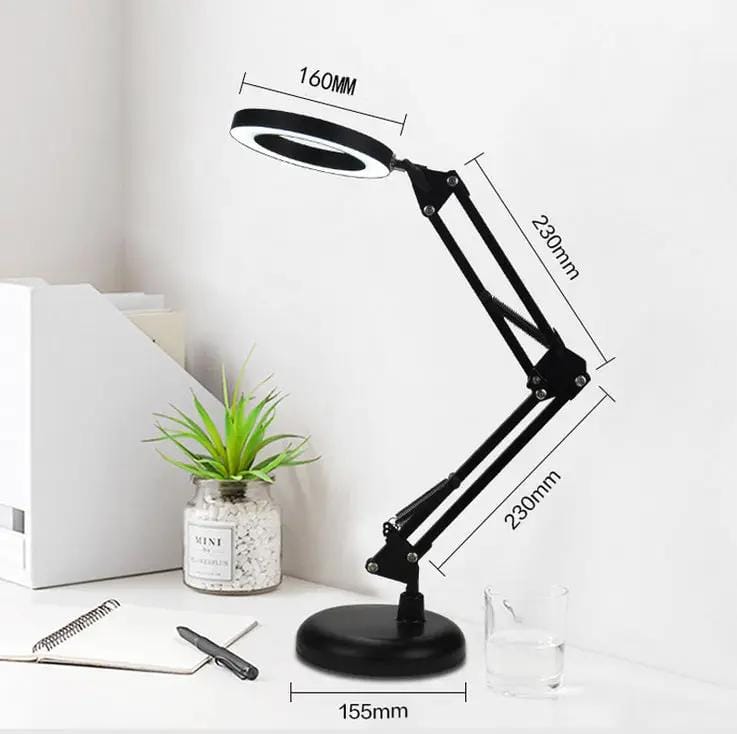 salelink.co.nz Unbranded Magnifying Lamp Desk Light Magnifying Lamp Desk Light - Metal | Action Outdoors NZ