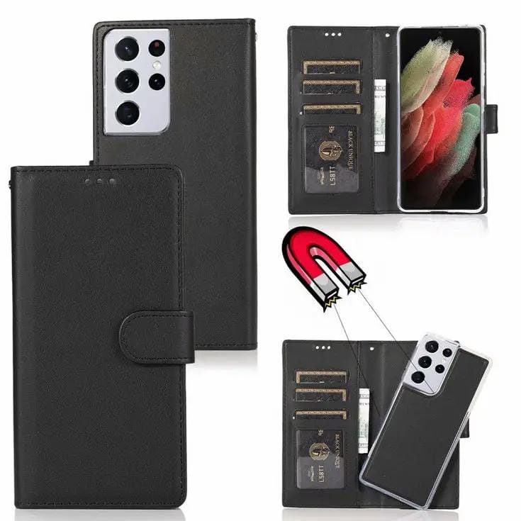 salelink.co.nz Unbranded Samsung S21 ULTRA Case Wallet Samsung Galaxy S21 Ultra Wallet Case Card Holder