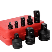 8pc Impact Socket Adaptor Set Ratchet Increaser Reducer Convertor 1/4''-1" Drive – view 2