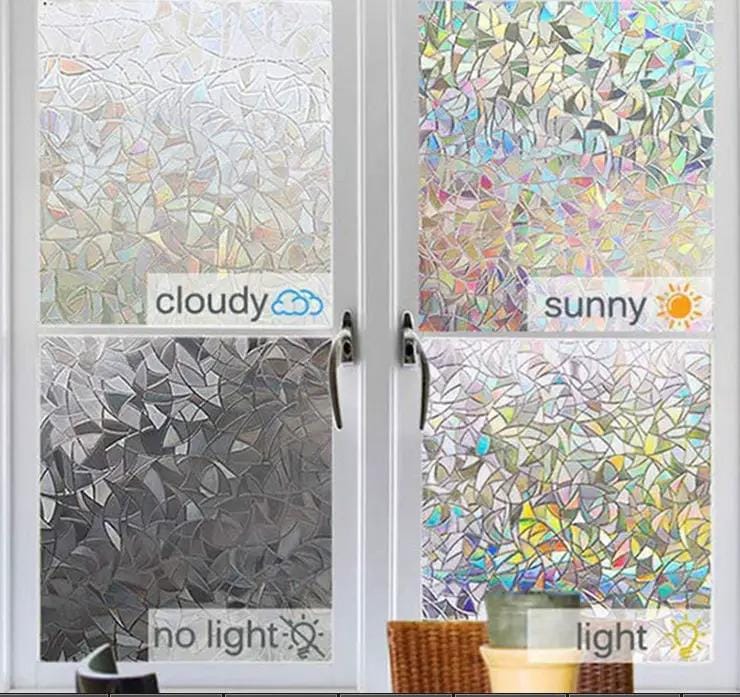 salelink.co.nz Unbranded 45cmx200cm 3D Rainbow Window Film 45cmx200cm 3D Rainbow Window Film | Action Outdoors NZ