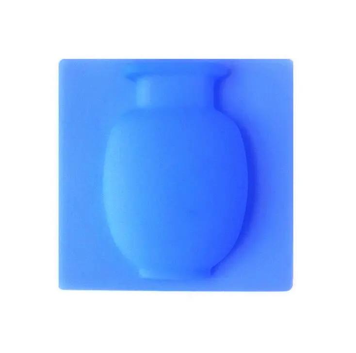Silicone Vase Traceless Sticky Wall Mounted Planter Plant Holder Container