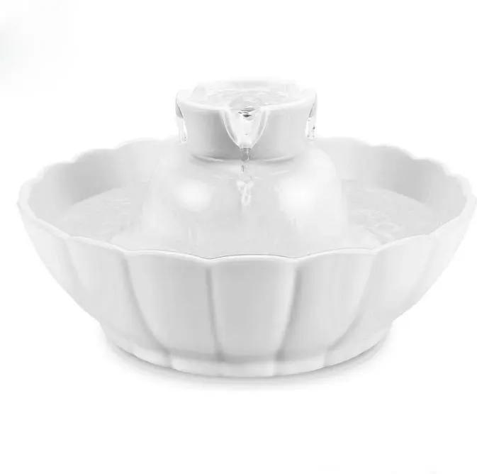 iPettie Ceramic Pet Drinking Fountain Water Cat – view 1