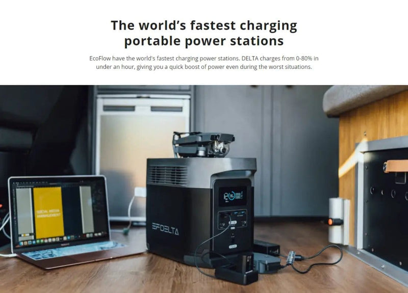 salelink.co.nz Unbranded EcoFlow DELTA Portable Power Station EcoFlow DELTA Portable Power Station | Action Outdoors NZ
