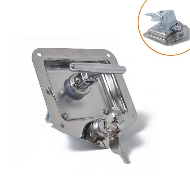 T Handle Lock With Keys Trailer Camper Truck – view 2