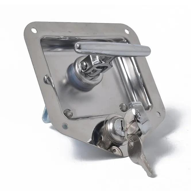 T Handle Lock With Keys Trailer Camper Truck – view 1
