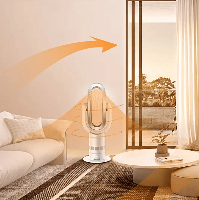 salelink.co.nz Unbranded 2 in 1 Bladeless Heater Cooler Fan 2 In 1 Bladeless Heater Cooler Fan Portable